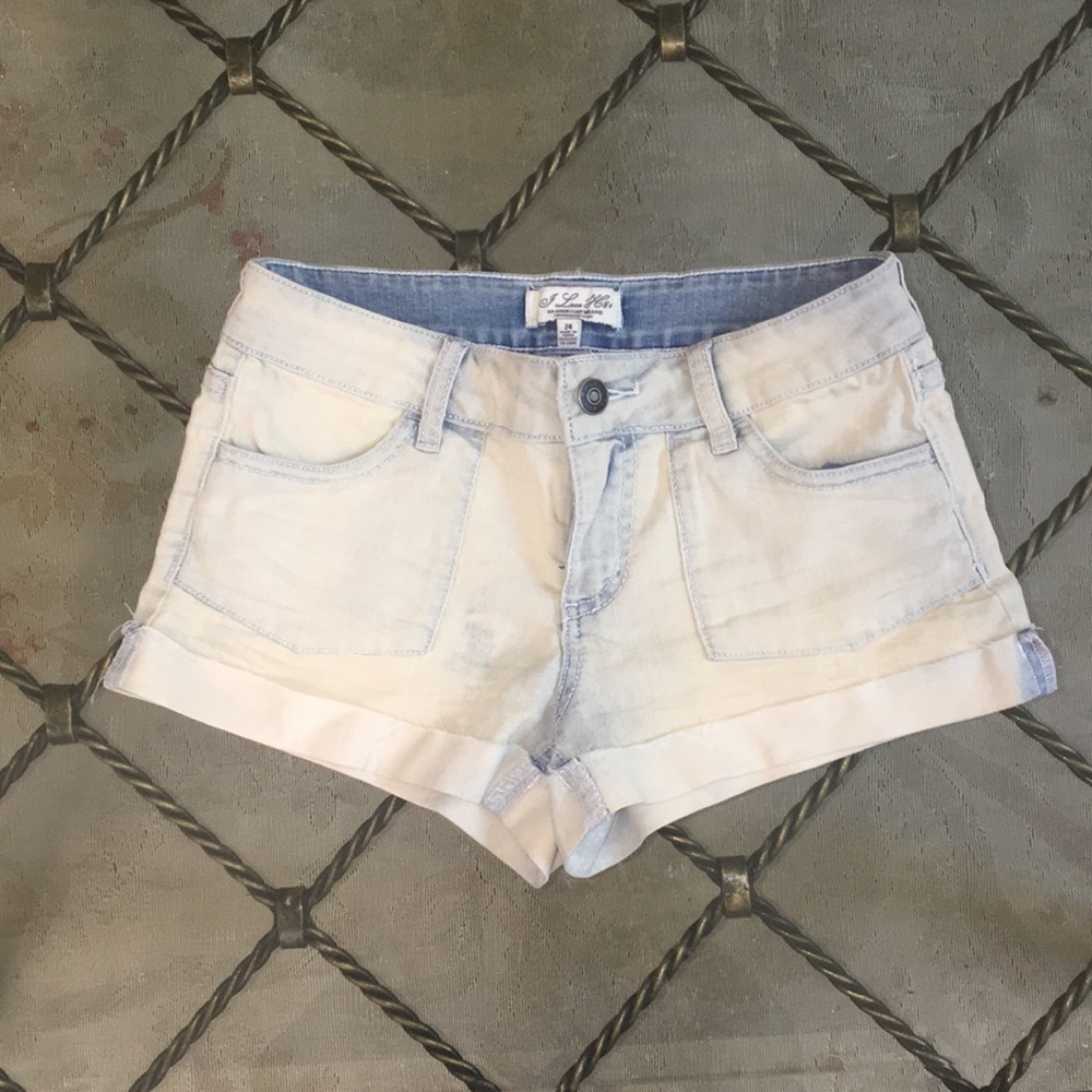 Denim shorts